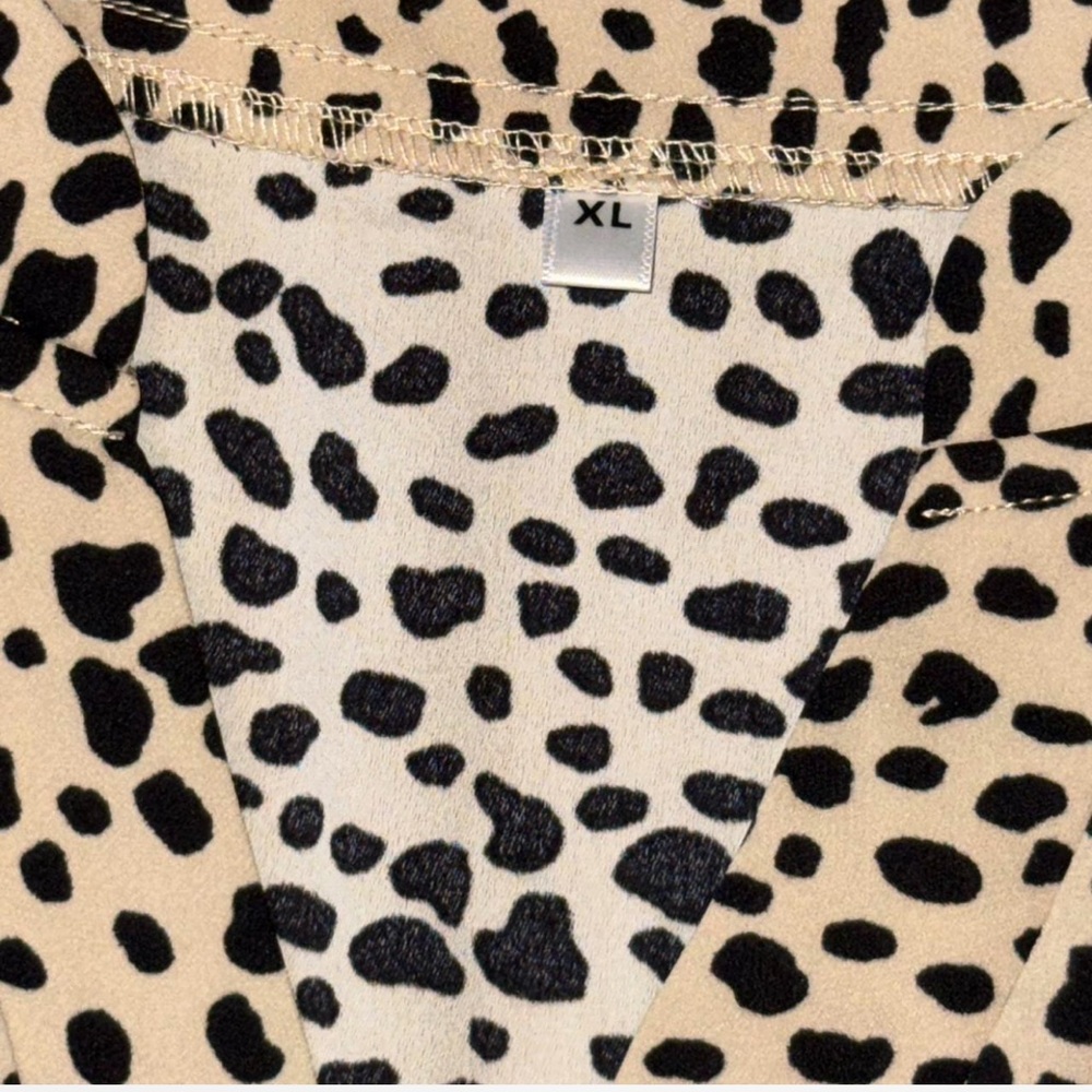 Leopard Print Top XL
